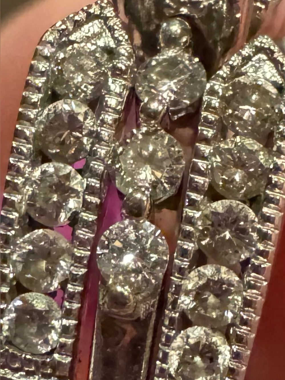 GORGEOUS 14k white gold diamond wedding set.